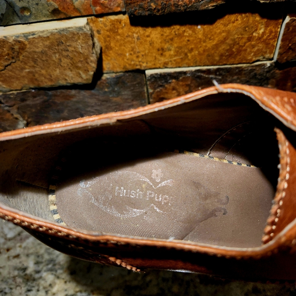 Hush Puppies Brown Leather Heels (Size 5) - Picture 10 of 11